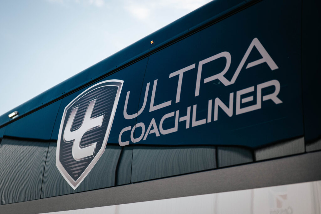 Ultra Coachliner logo wrap